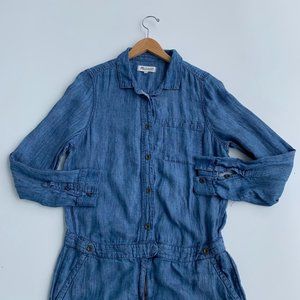 Madewell Linen Jumpsuits Romper Size Large
